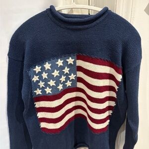 Vintage America Navy Knit Sweater
